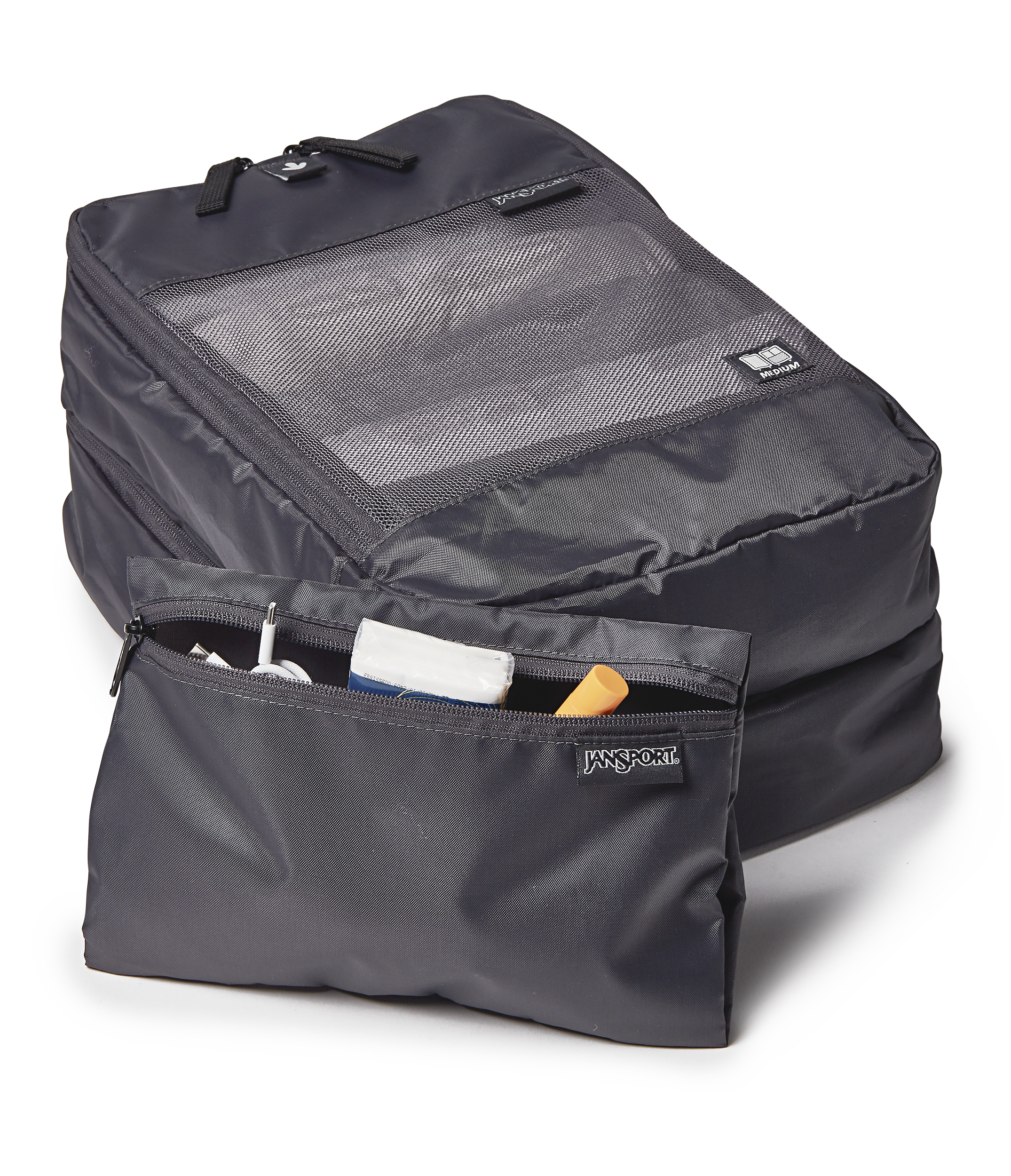 22 Carry On Luggage Packing Cubes Smokey Grit Set