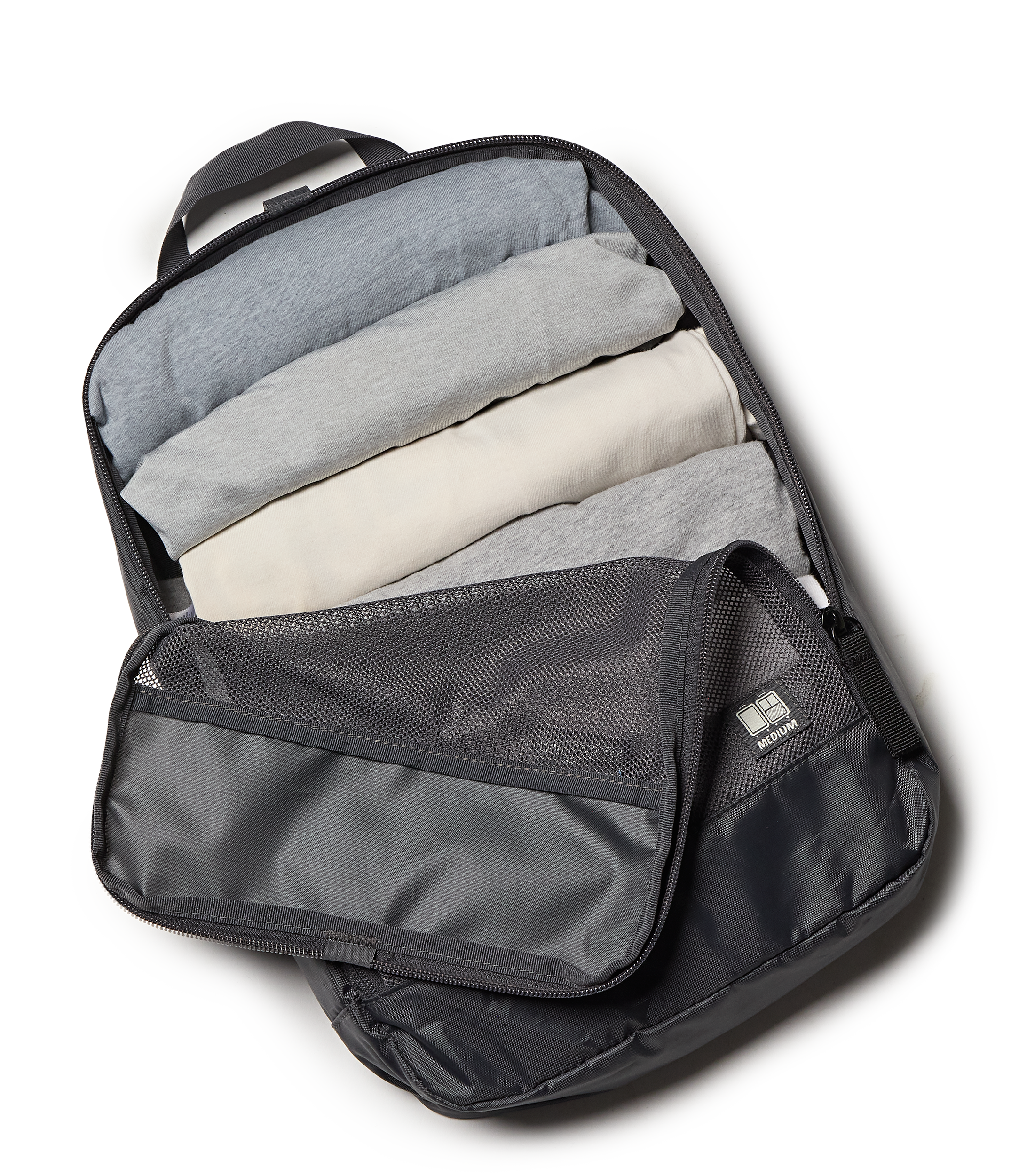 26 Checked Luggage Packing Cubes Smokey Grit Set