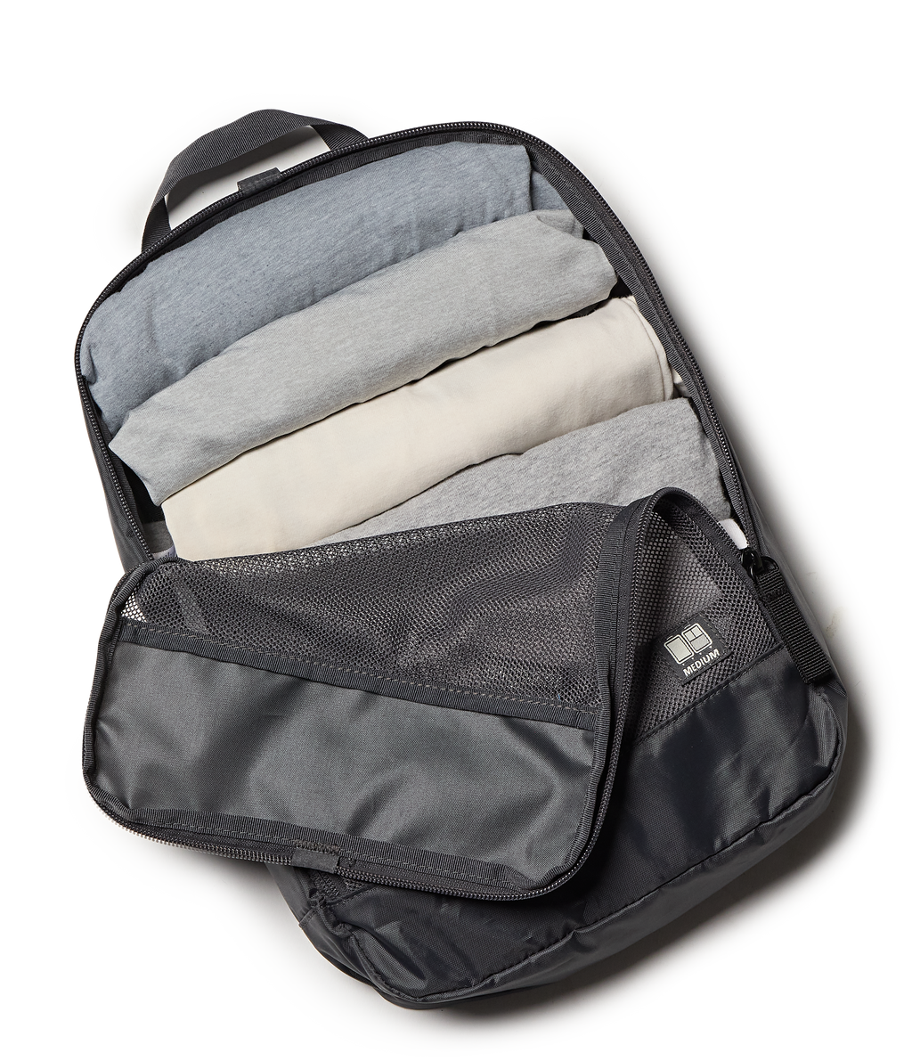 22 Carry On Luggage Packing Cubes Smokey Grit Set