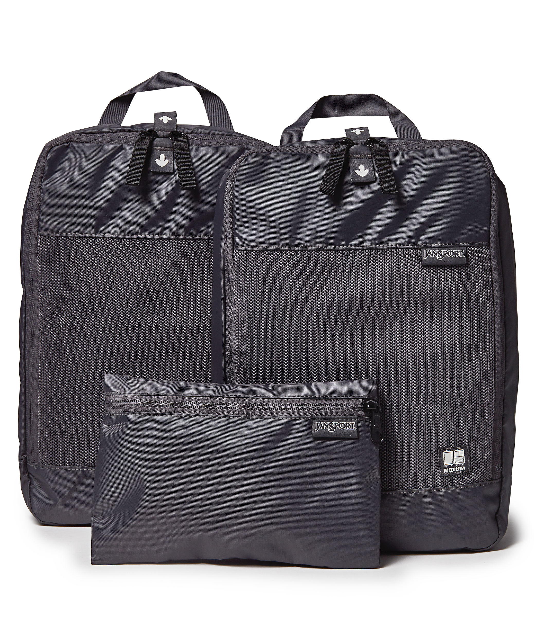 26 Checked Luggage Packing Cubes Smokey Grit Set