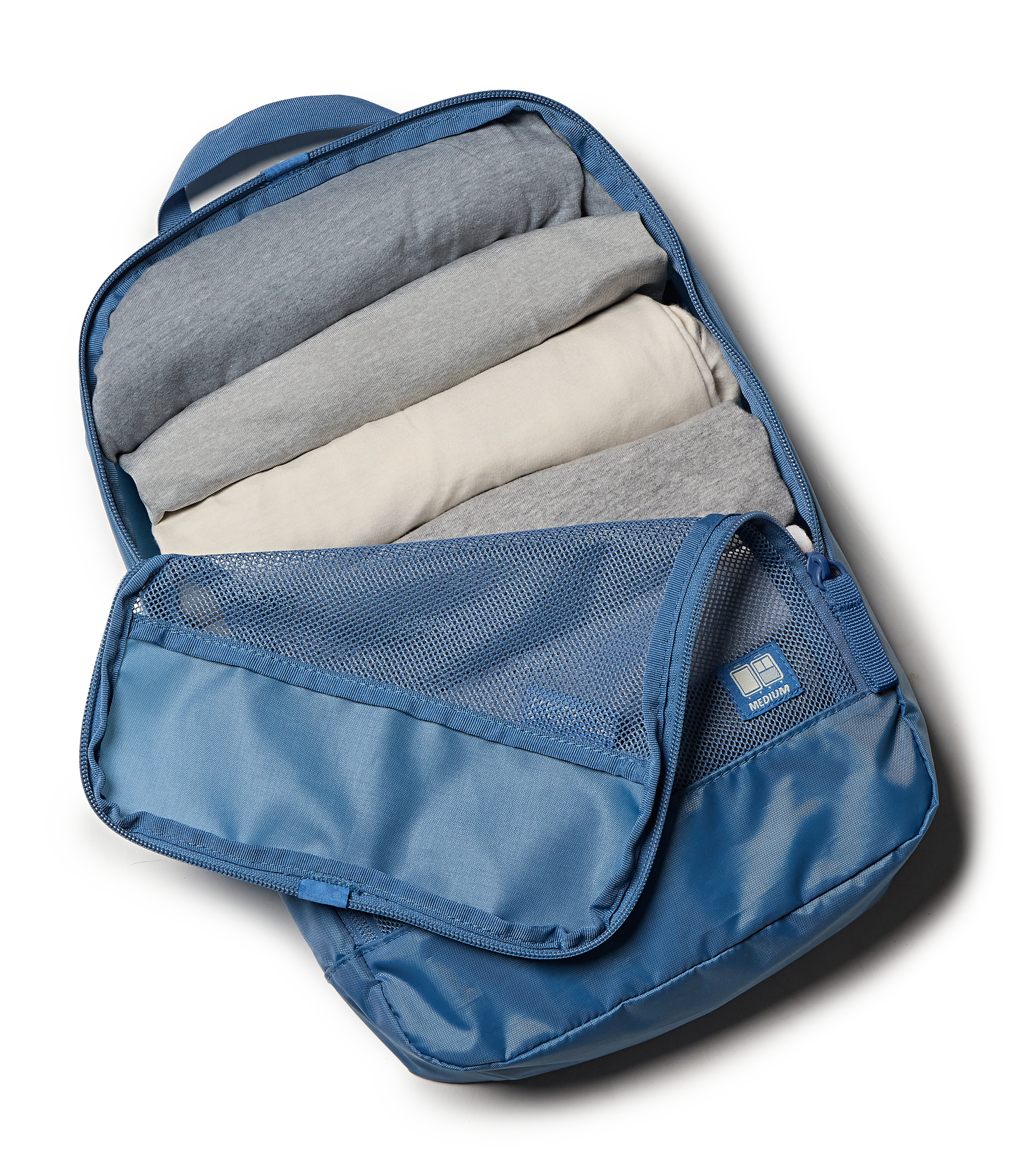 22 Carry On Luggage Packing Cubes Elemental Blue Set