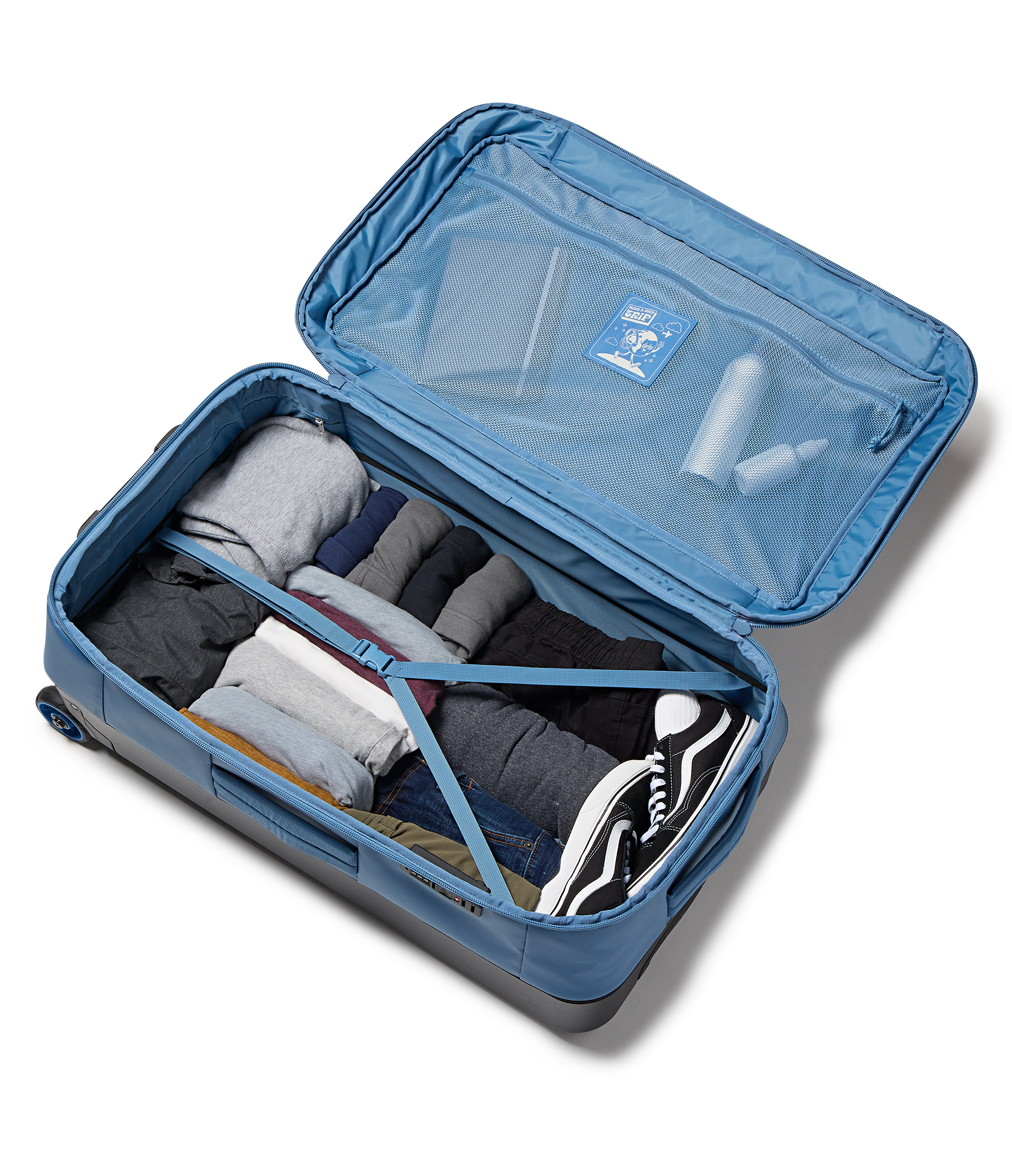 30 Rolling Duffel Toiletry Bag Elemental Blue Set