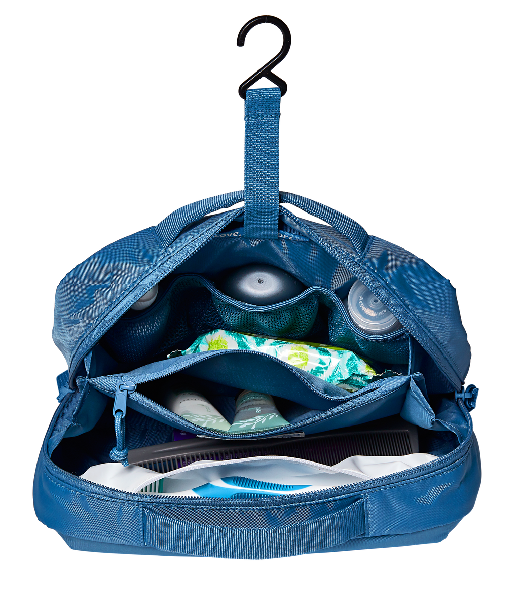 30 Rolling Duffel Toiletry Bag Elemental Blue Set