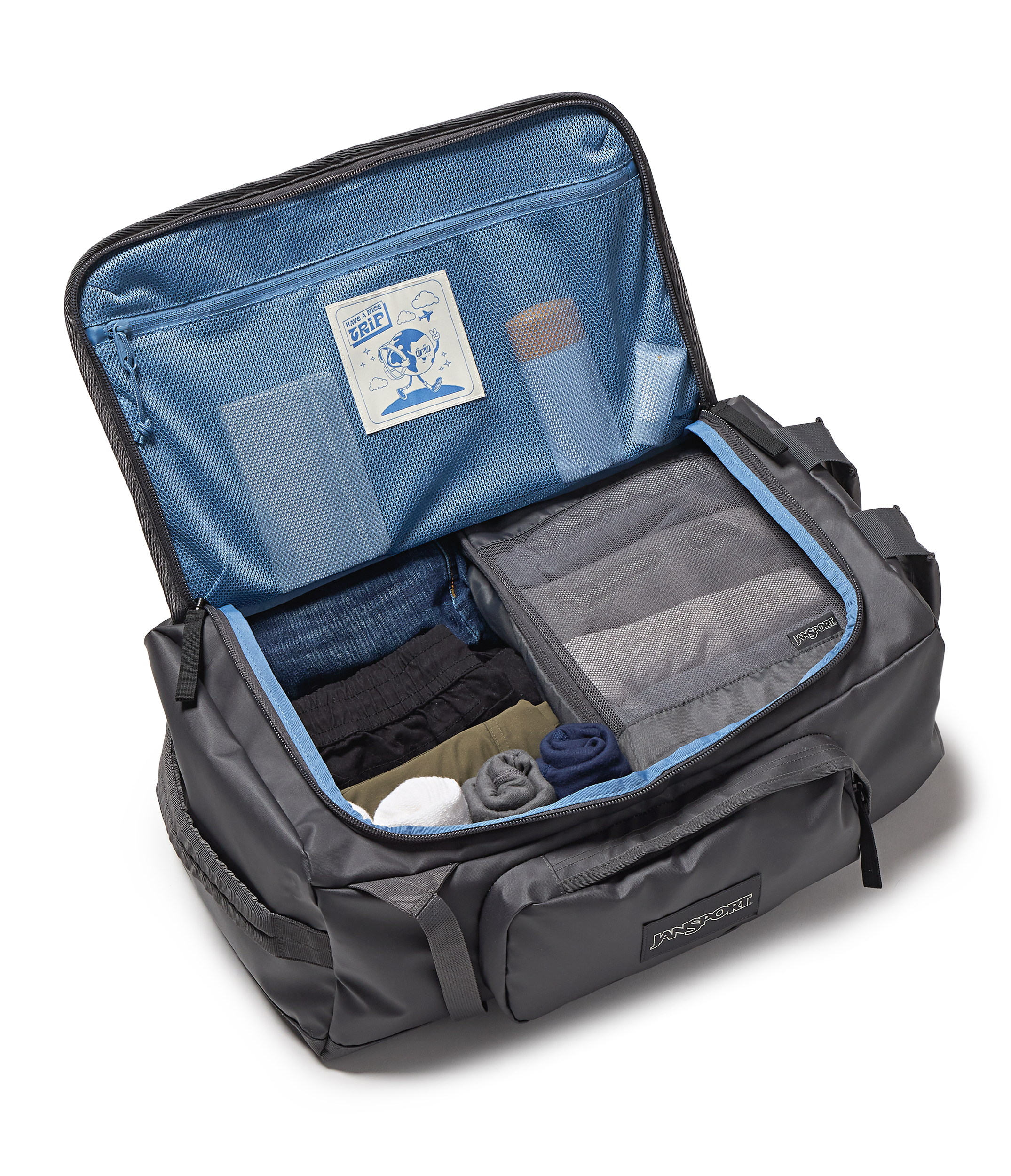 Convertible Duffel Toiletry Bag Smokey Grit Set
