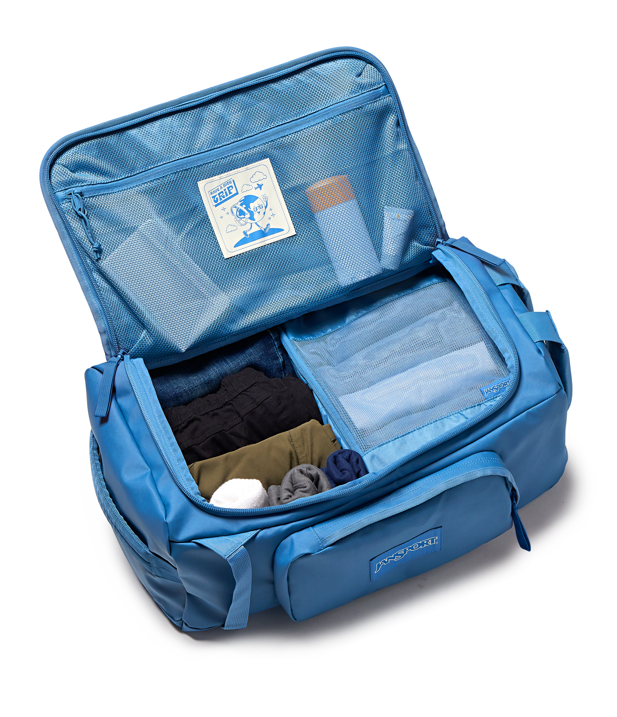 Convertible Duffel Toiletry Bag Elemental Blue Set