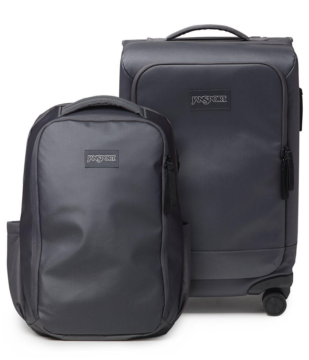 22 Carry On Luggage Travel Pack 30L Smokey Grit Set
