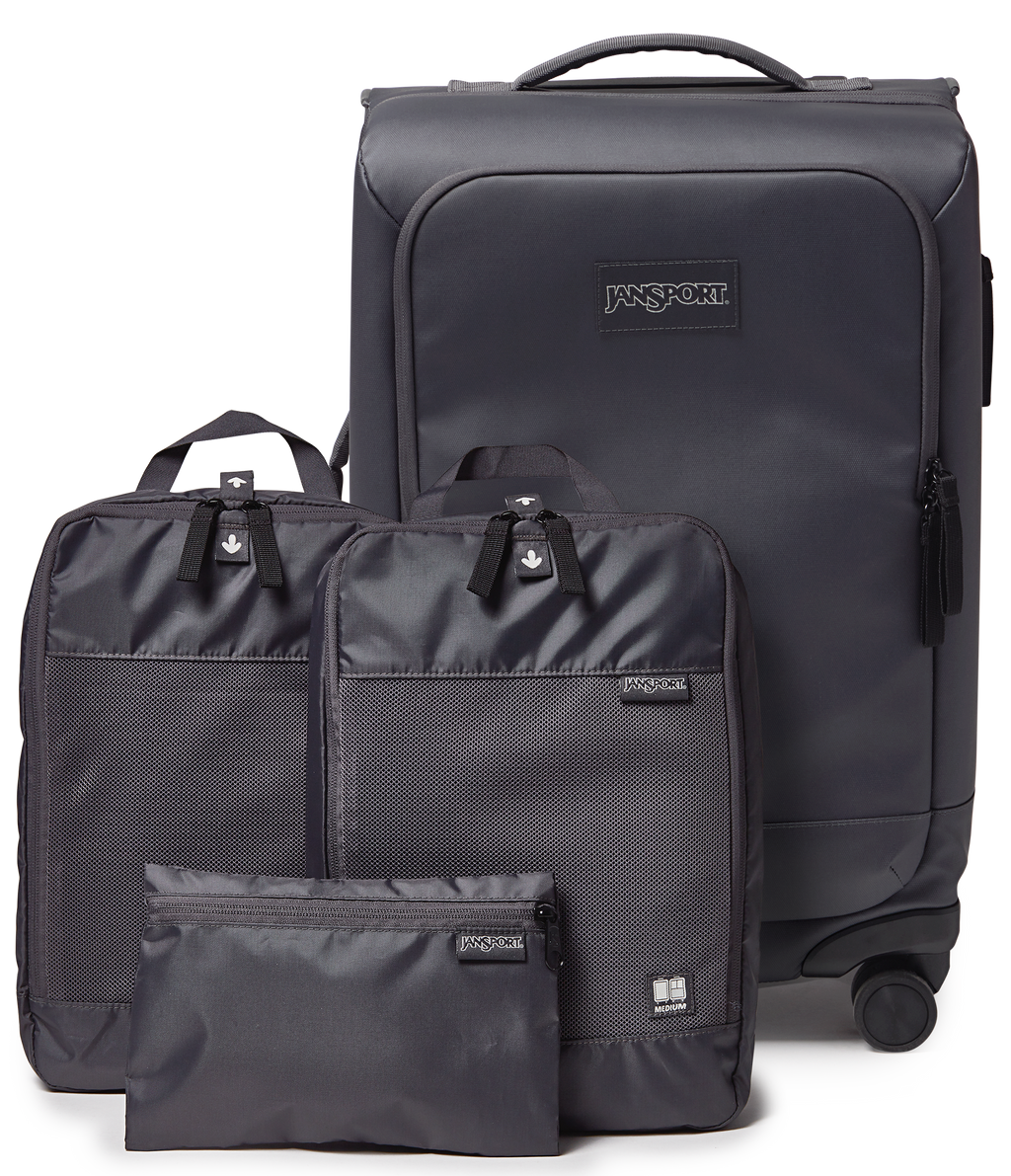22 Carry On Luggage Packing Cubes Smokey Grit Set