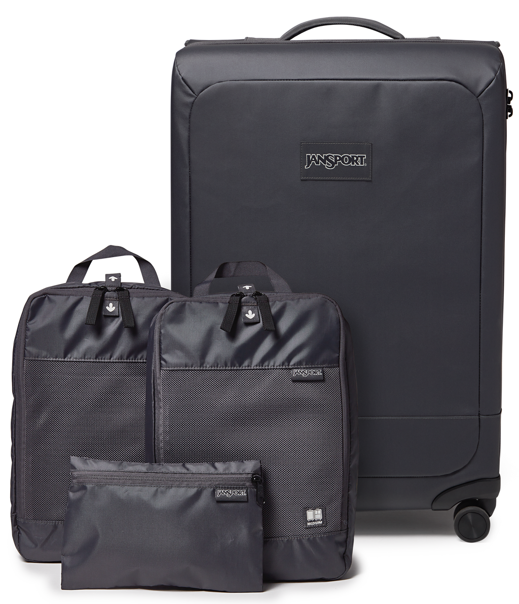 26 Checked Luggage Packing Cubes Smokey Grit Set