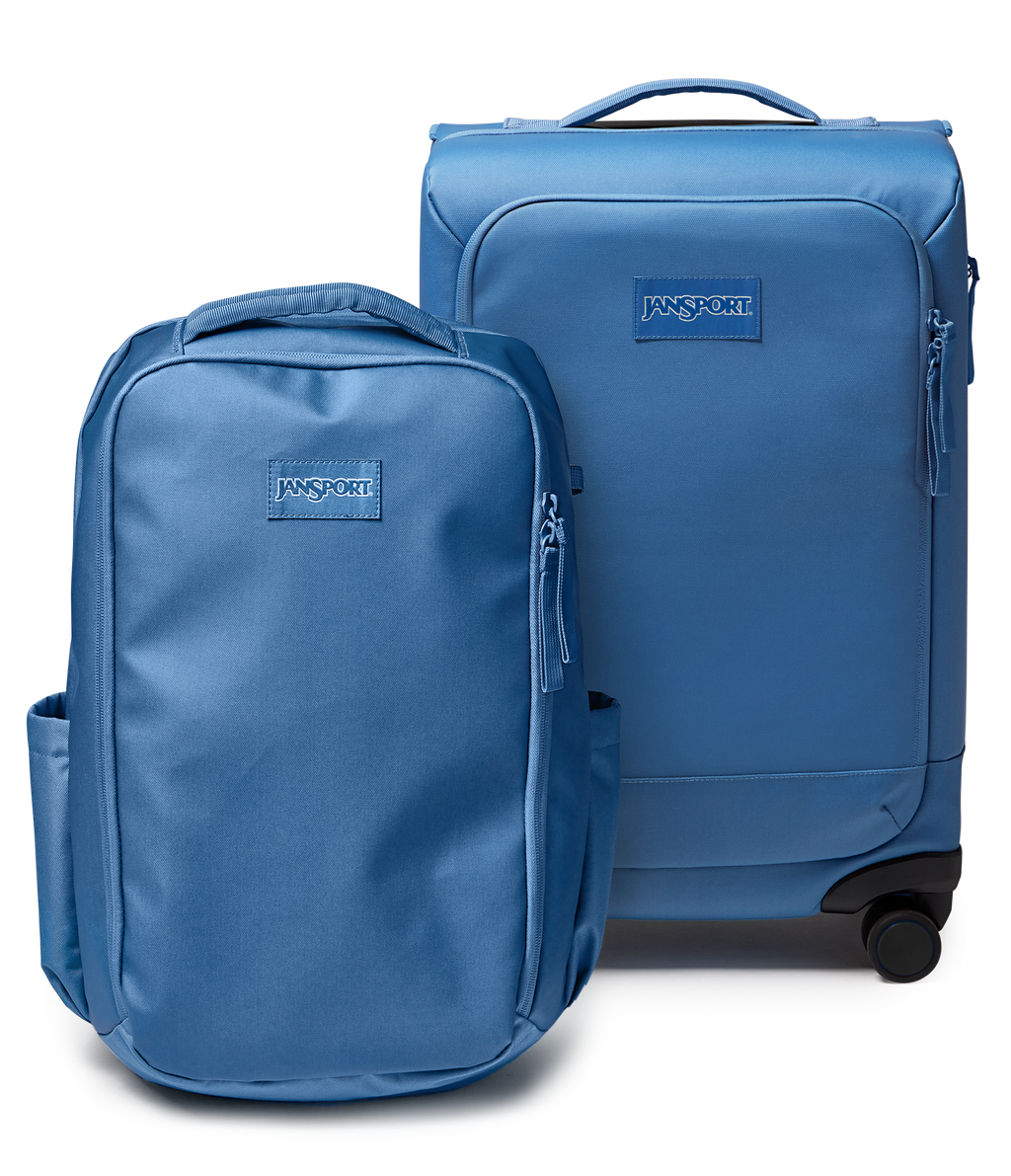 22 Carry On Luggage Travel Pack 30L Elemental Blue Set